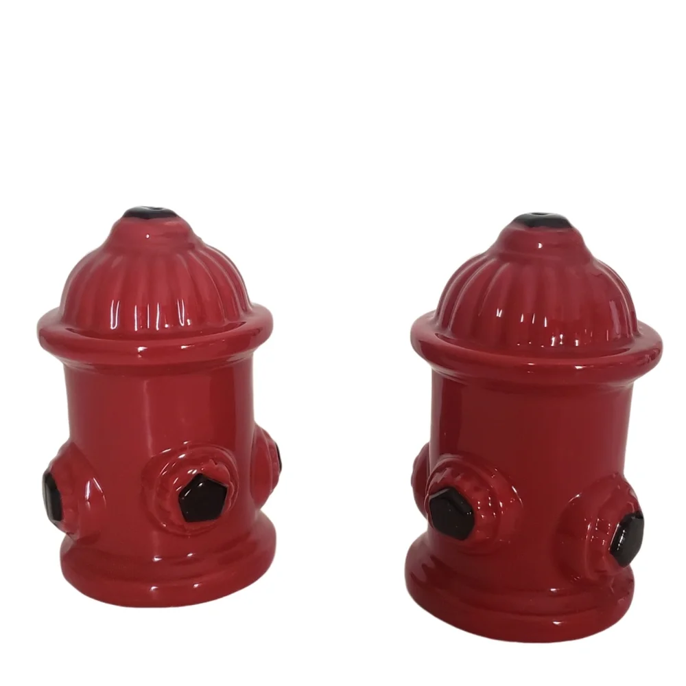 Fire Hydrant Salt and Pepper Shakers